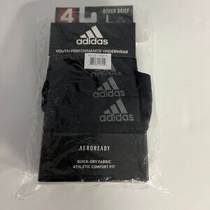 adidas Boys' Athletic Fit Microfiber Boxer Brief (4 Pack)